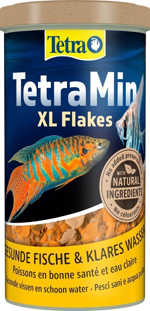 TetraMin XL Flakes Alimento para peces ornamentales grandes, 1 L