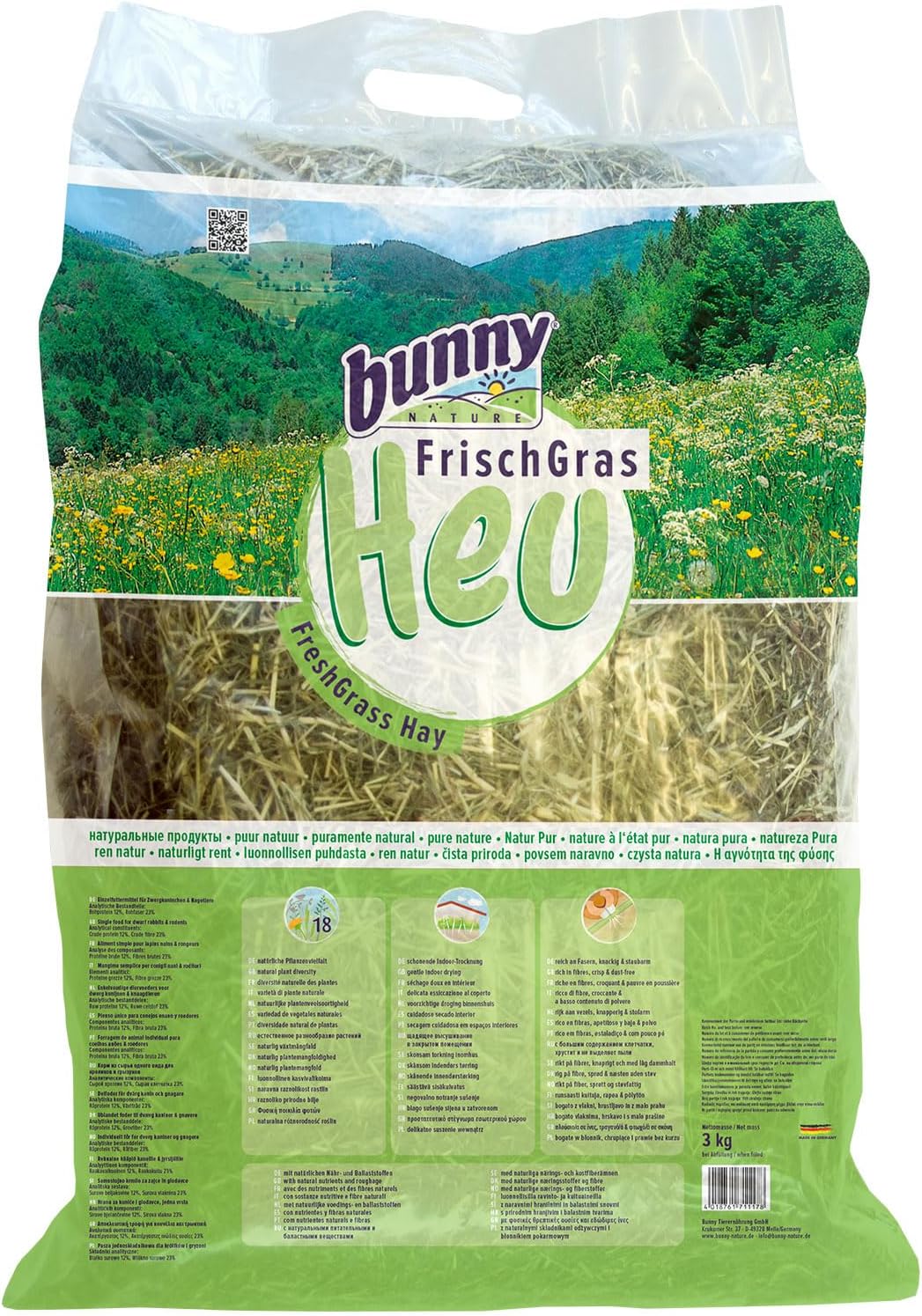 Bunny - Heno para roedores 3 kg