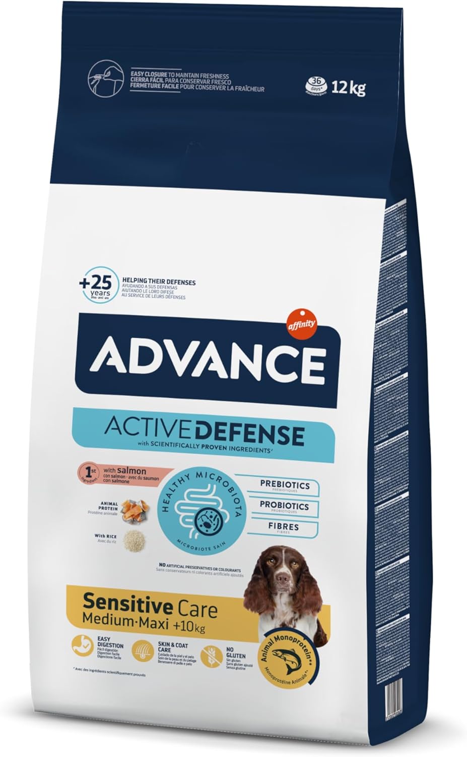 Advance Medium Maxi Sensitive Salmon, Pienso para Perros de Razas Medianas