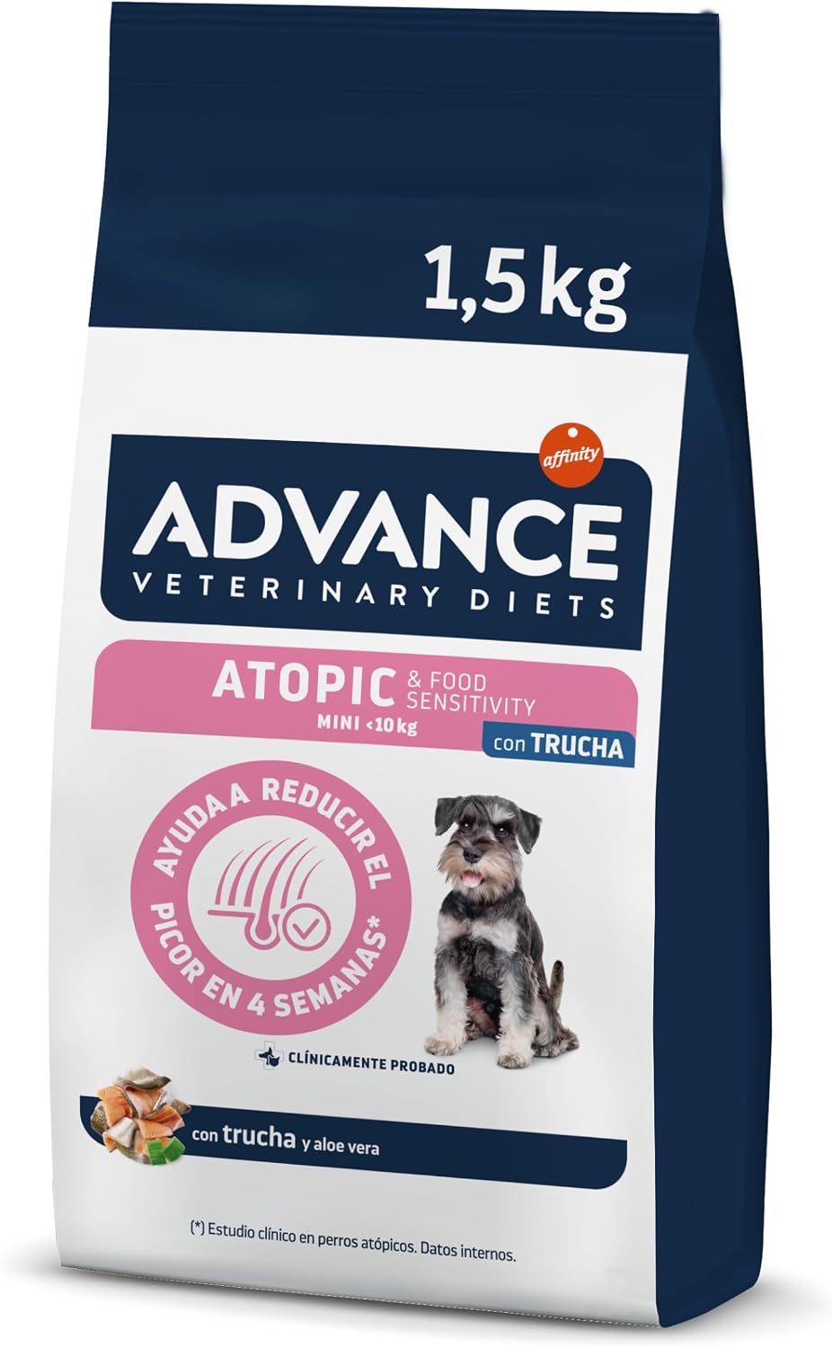 Advance Veterinary Diets Atopic Mini - Pienso para Perros con Dermatitis