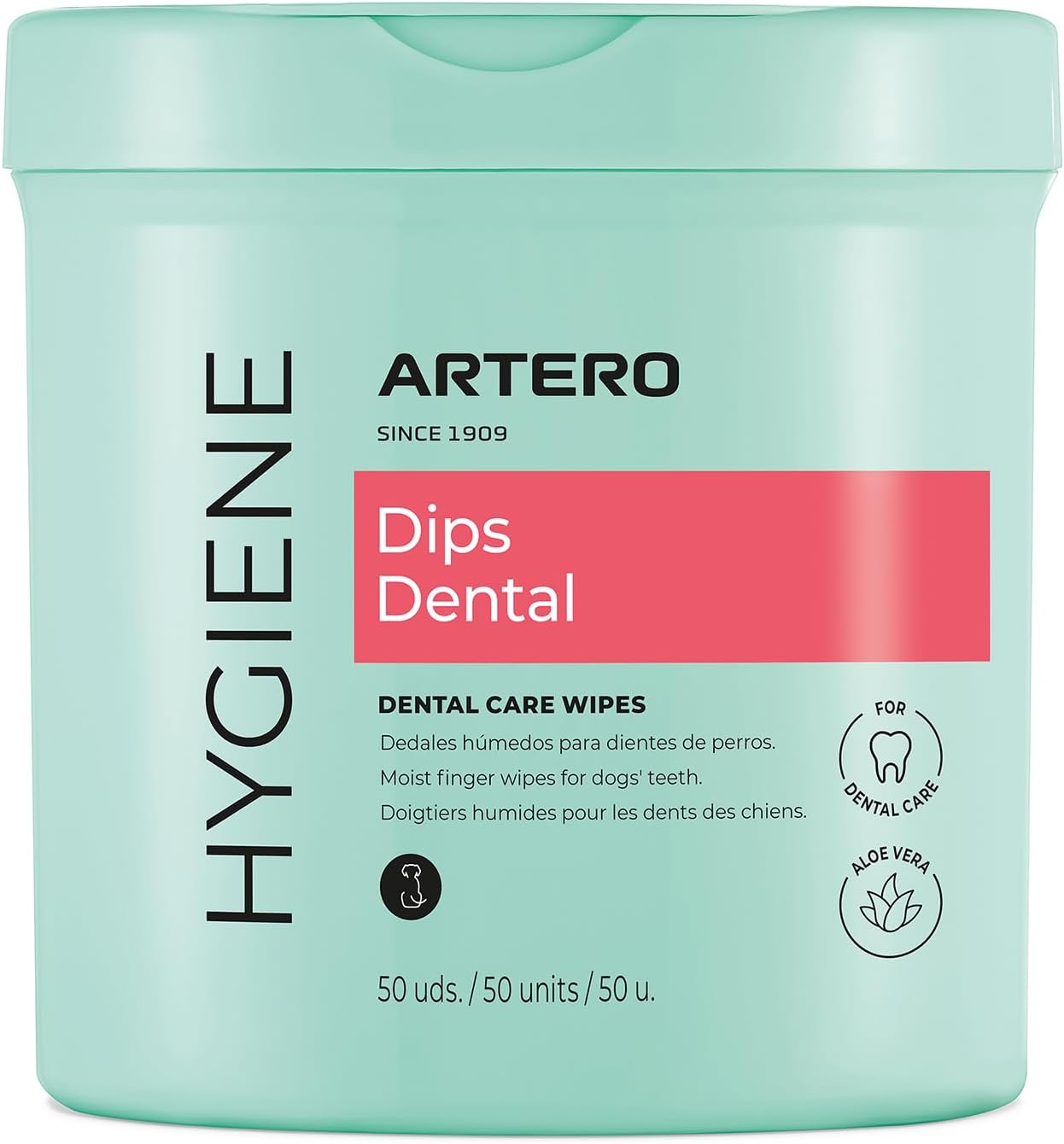 Artero Dedales Limpiadores Dientes Perros y Gatos 50 Uds - Toallitas Dentales