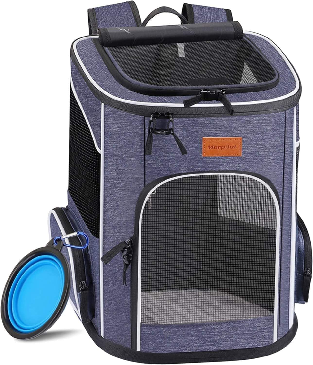 morpilot Mochila Transportín Perro, Mochila Transportín Gato Bien Ventilado