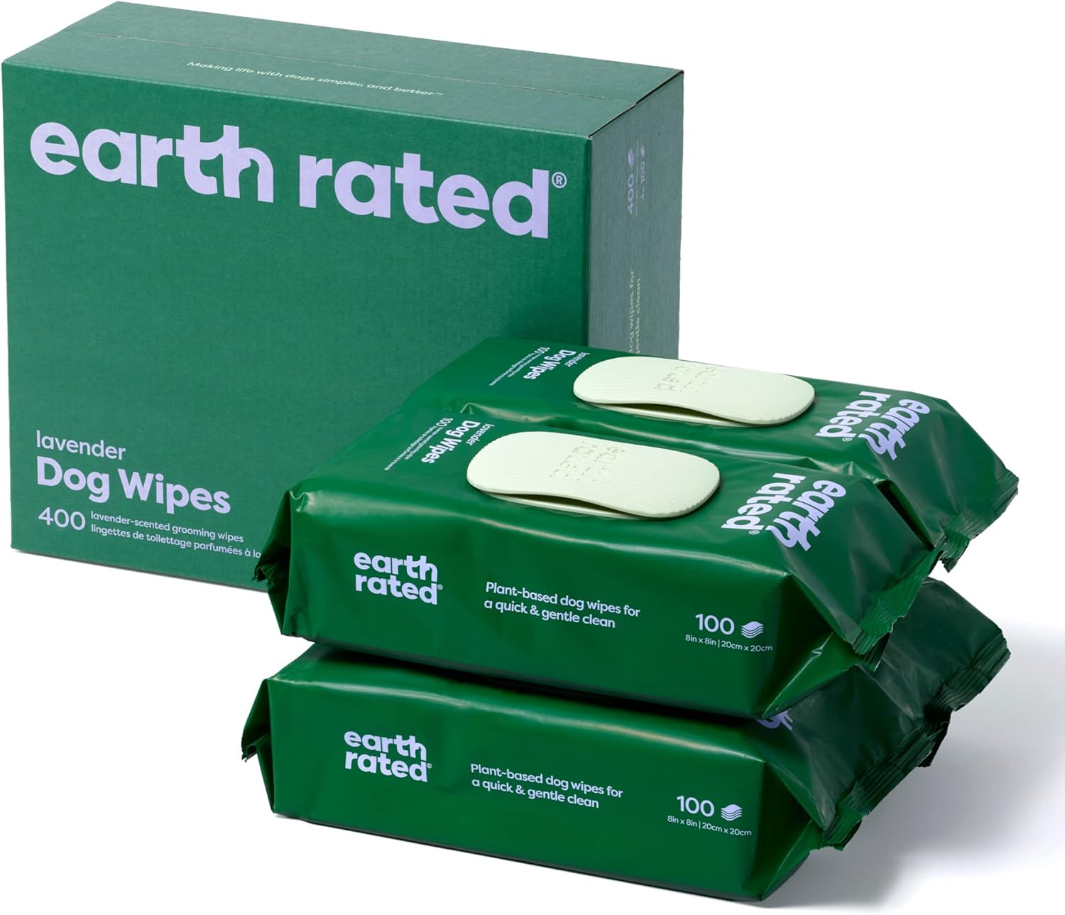 Earth Rated Toallitas hipoalergénicas para Perros, para Limpiar y Eliminar