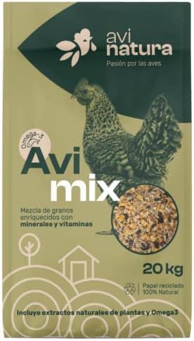 Mix. 20 KG. Mezcla de Cereales con MAIZ Partido Y Pipa DE Girasol para gallinas