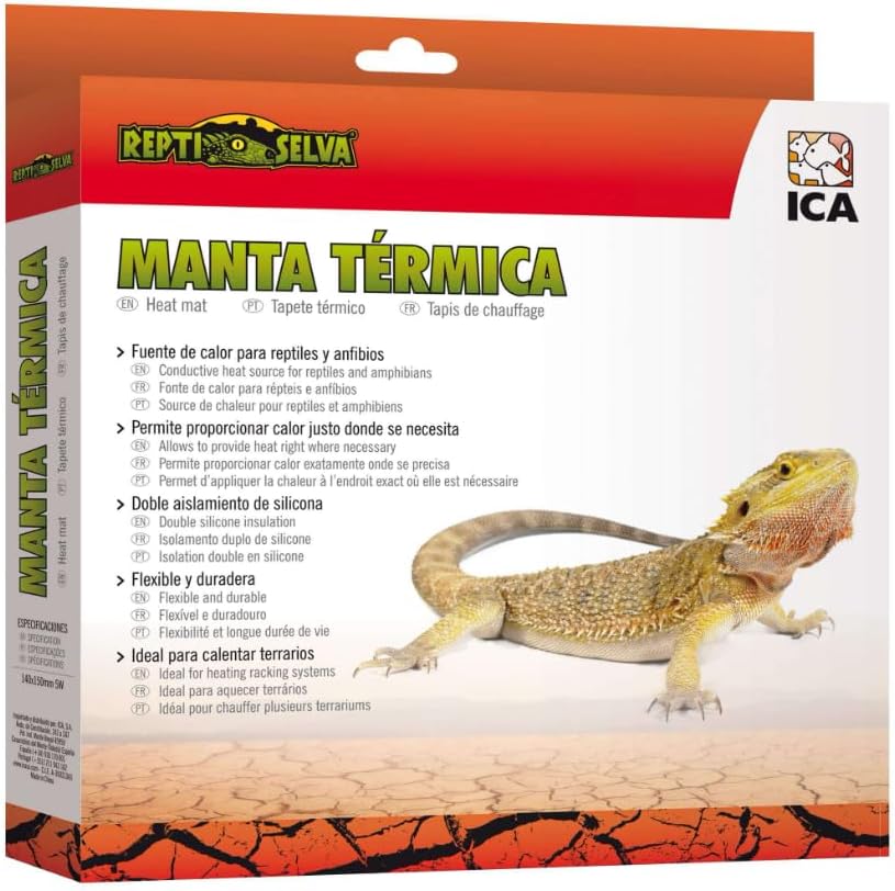 Manta Térmica Repti Selva 20.00W: Calor Uniforme y Confortable para Terrarios