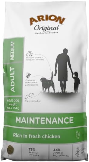 Arion Original Adult Medium Pollo y Arroz 12kg – Pienso para Perros Adultos