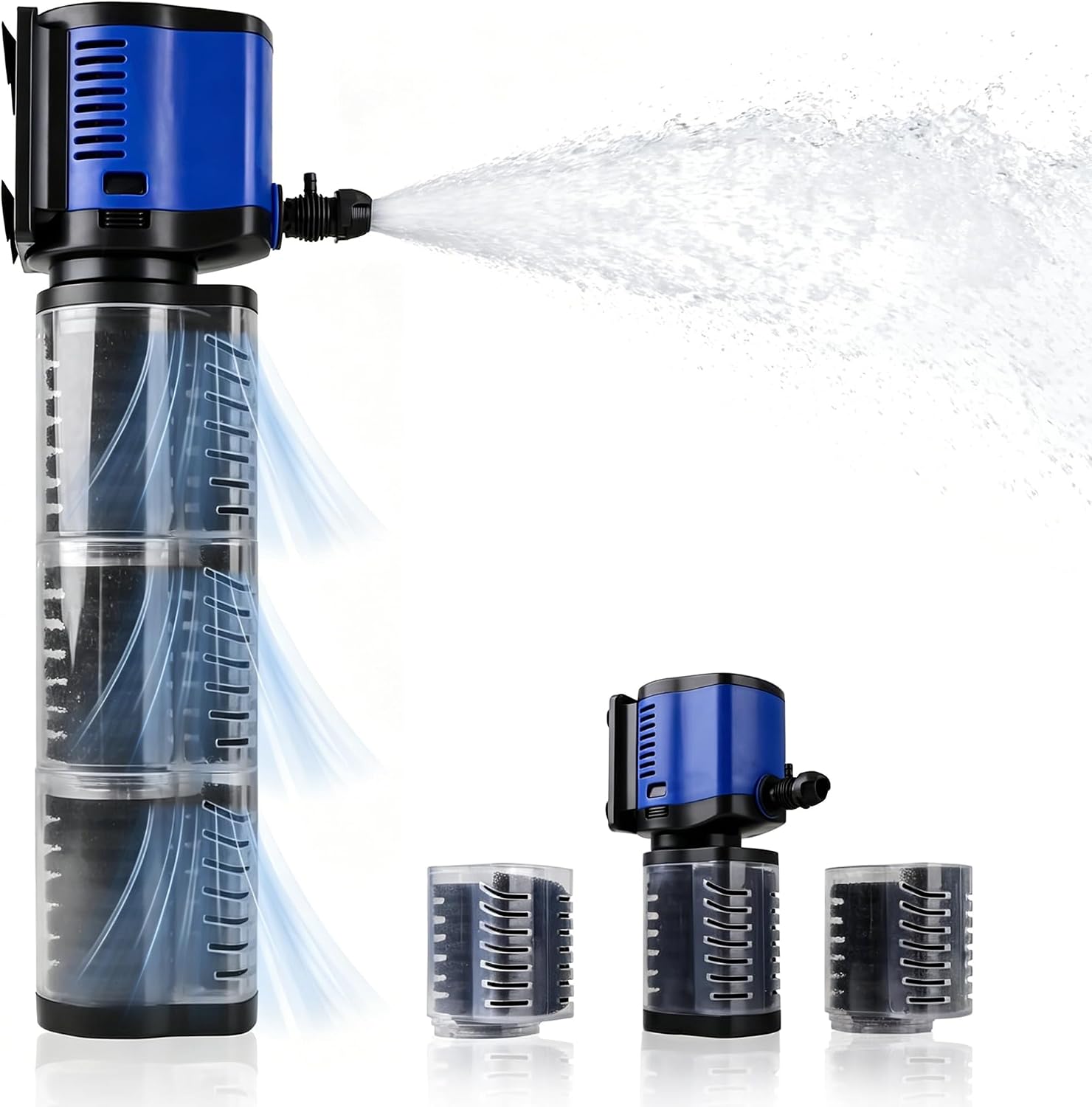 Tararium Filtro Interno Acuario para Peceras de 300-750L con Caudal 1500L/H