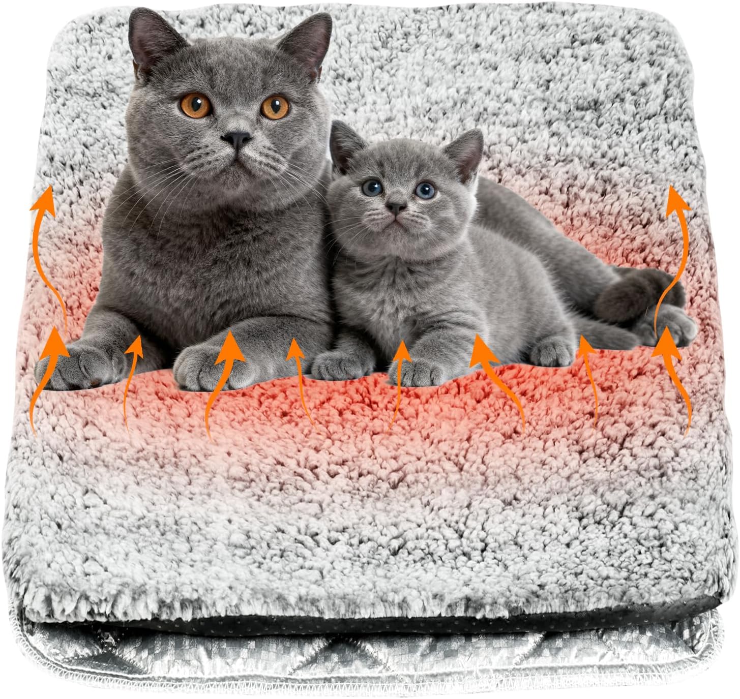 Manta térmica Gato, Manta Autocalentable para Gatos y Perros, Calor