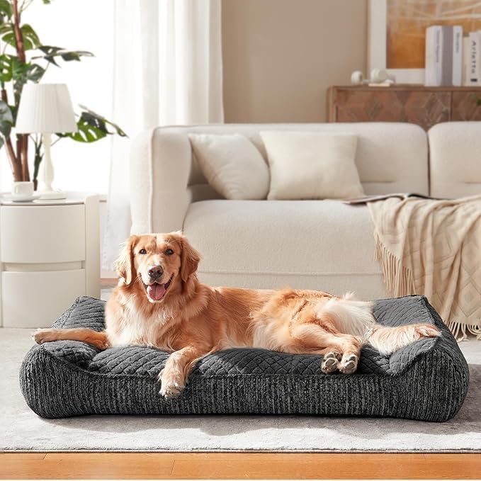 JOEJOY Cama Perro Grande, Cama Ortopedica para Perros Memory Foam, Camas Perros