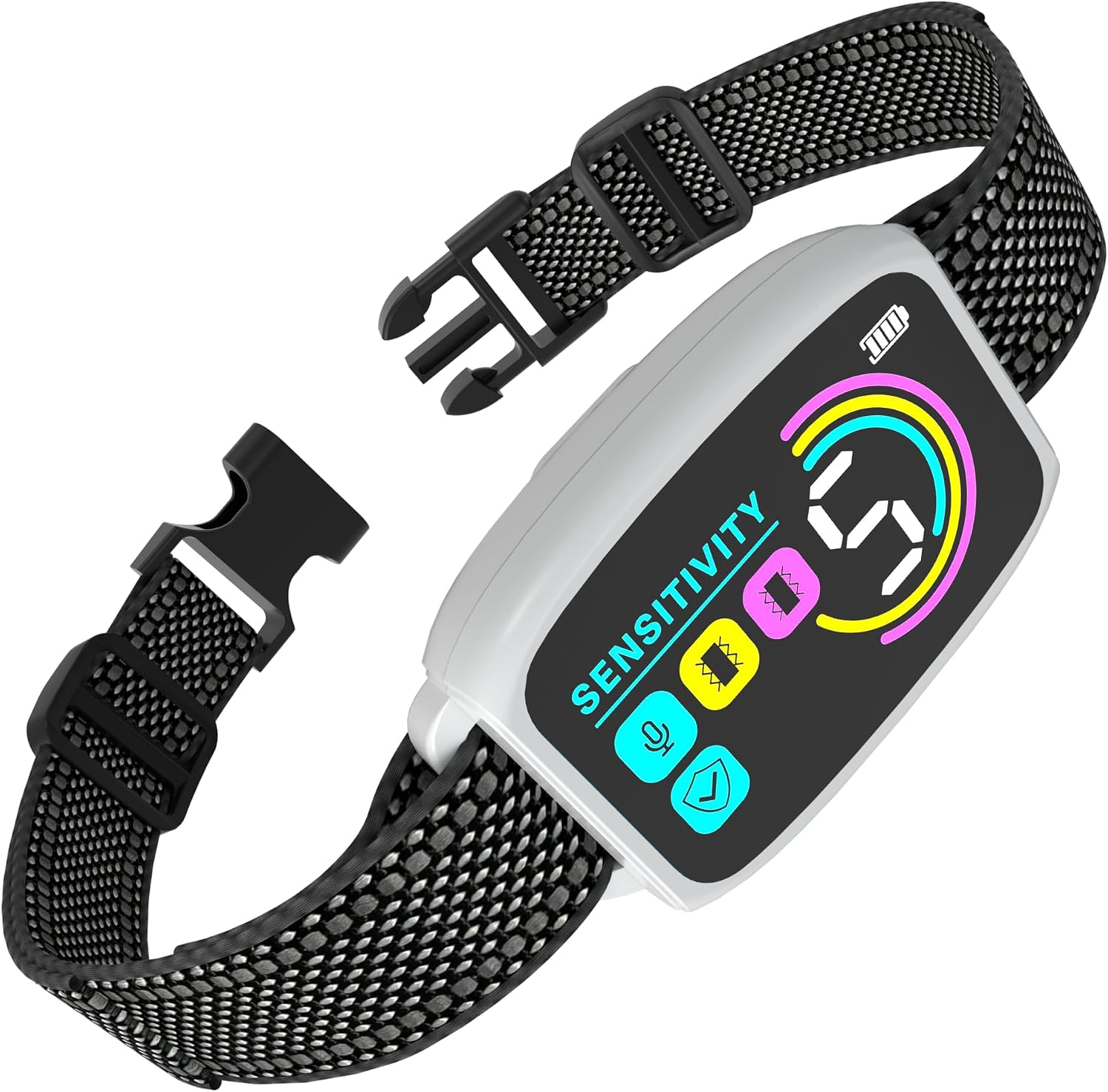 Meloive Collar Antiladridos para Perro,Collar Vibración Recargable