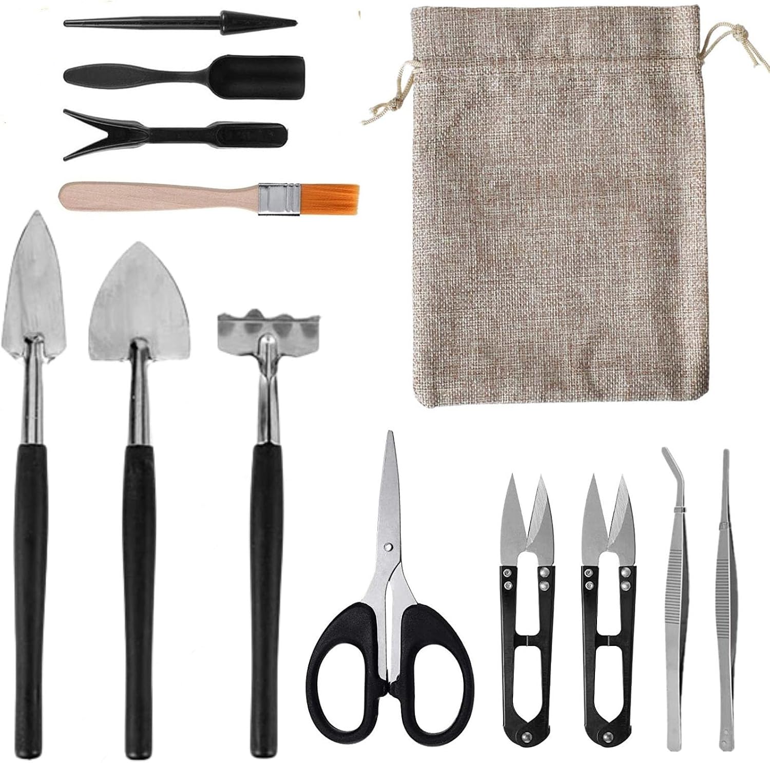 Kit de 13 Herramientas para Suculentas con Bolsa de Almacenamiento - Juego