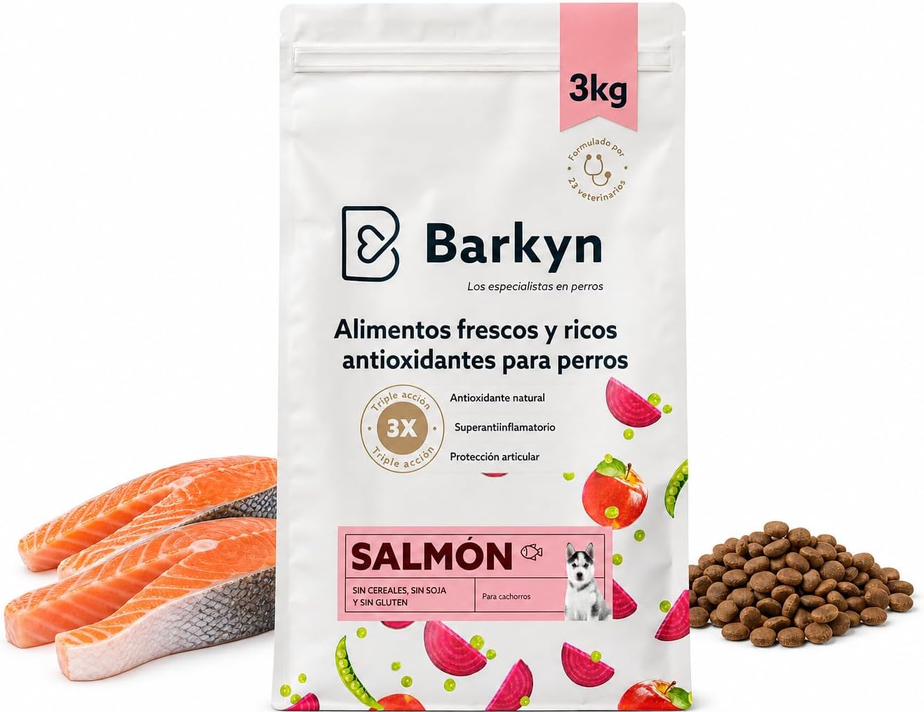 Pienso para Perros Cachorro - Salmón - con Proteína Hidrolizada, Colágeno