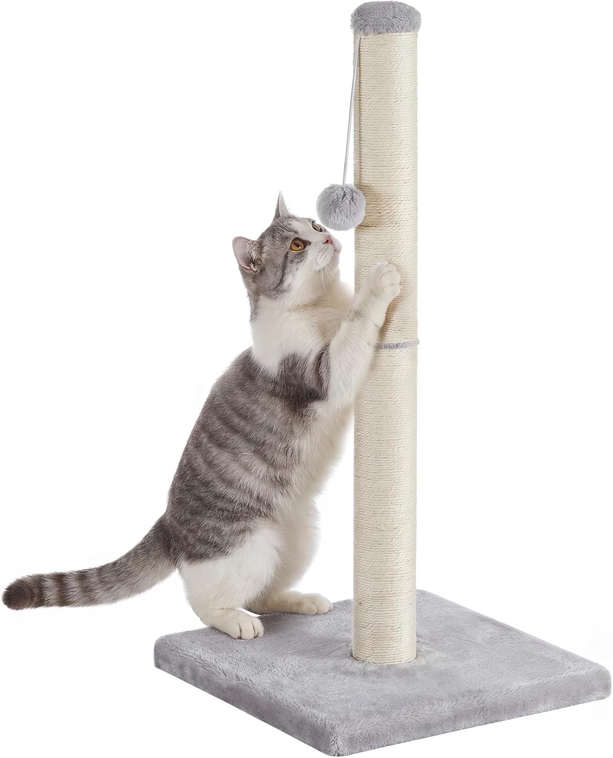 Feandrea Poste Rascador para Gatos Adultos, de Sisal Natural, 84 cm de Alto