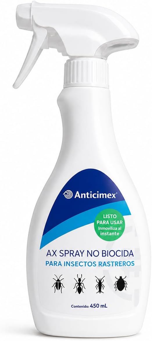 ANTICIMEX Spray Insecticida Natural Mata Cucarachas 450ml - Sostenible – Apto